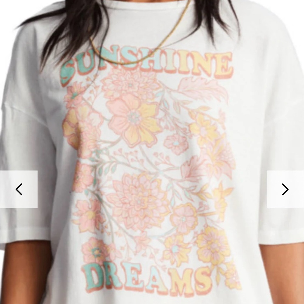 Women’s oversized billabong t shirt